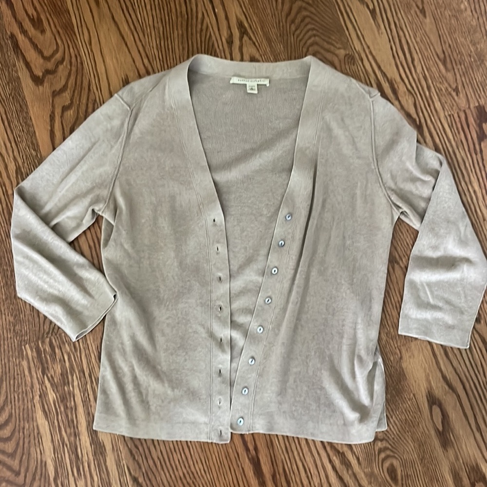 Banana Republic Camel Button down Cardigan